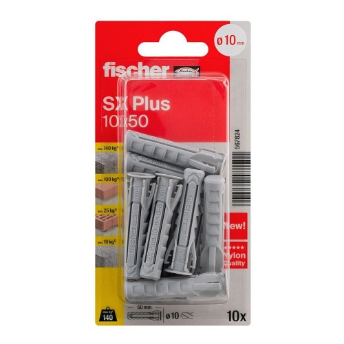 Taco Nylon 10x50mm Blister 10 Unidades Fischer