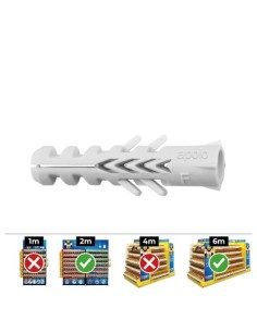 Taco Nylon Doble Antigiro 5x25mm Caja 100 Unidades CELO