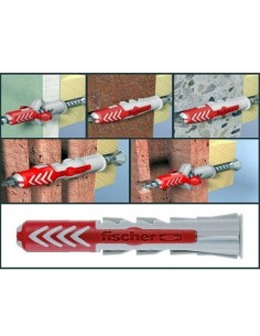 Taco Nylon Doble Componente 6x30mm Caja 100 Unidades Fischer