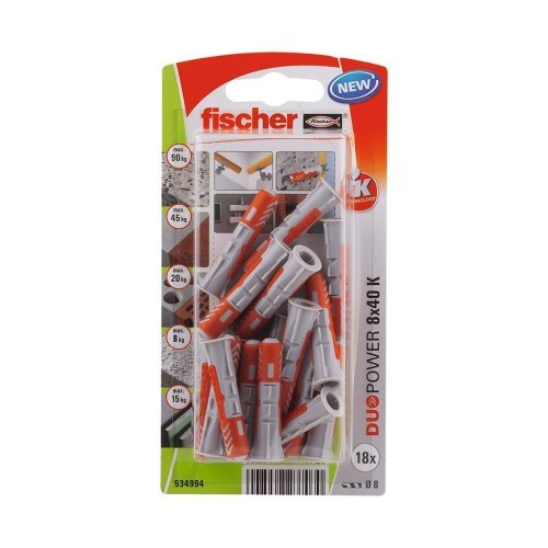 Taco Nylon 8x40mm Blister 18 Unidades Fischer