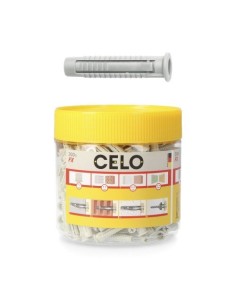 Taco Plástico 6mm Rollo 300 Unidades CELO