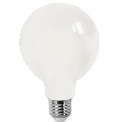 Bombilla LED filamento globo G80 clara E27 4W opal (Fría, Cálida) - 1