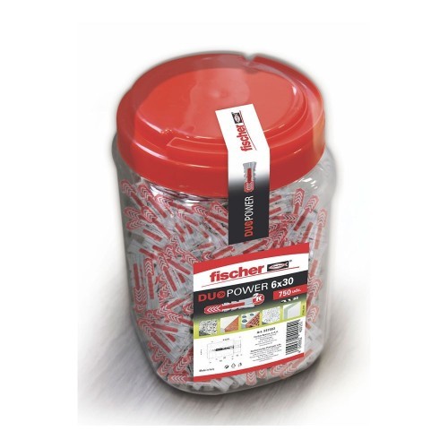 Taco Nylon 6x30mm Bote 750 Unidades Fischer Taco Nylon 6x30mm Bote 750 Unidades Fischer