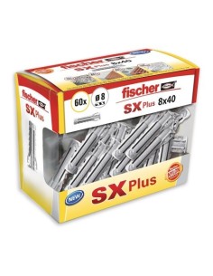 Taco Nylon 8x40mm Caja 60 Unidades Fischer