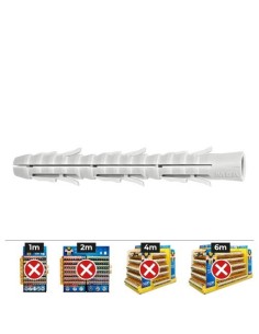 Taco Largo Nylon 6x60mm Caja 100 Unidades CELO