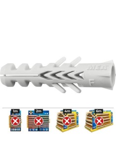 Taco Plástico 4mm Caja 200 Unidades CELO