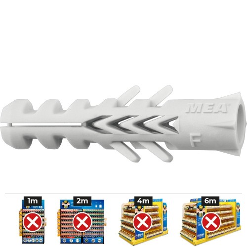 Taco Plástico 4mm Caja 200 Unidades CELO