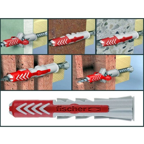 Taco Nylon Doble Componente 10x50mm Caja 50 Unidades Fischer