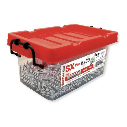 Taco Pared Hormigón 6x30mm Caja 1000 Unidades Fischer