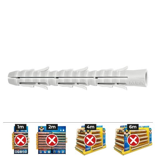 Taco Plástico 8x80mm Caja 50 Unidades CELO Taco Plástico 8x80mm Caja 50 Unidades CELO