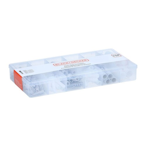 Tacos Plástico Surtido 138 Unidades 5mm 6mm 7mm 8mm 10mm 12mm BLACK+DECKER