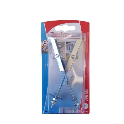 Taco Plástico M4K 2 Unidades Fischer Taco Plástico M4K 2 Unidades Fischer