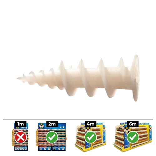 Taco Nylon Cartón Yeso Caja 50 Unidades CELO