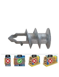 Taco Metálico Para Placa Yeso Laminado 4-5x37mm Caja 50 Unidades CELO