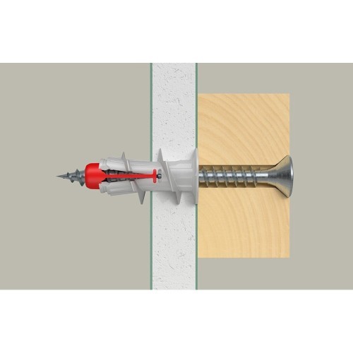 Taco Autoperforante Para Placa De Yeso 40 Unidades Fischer Taco Autoperforante Para Placa De Yeso 40 Unidades Fischer