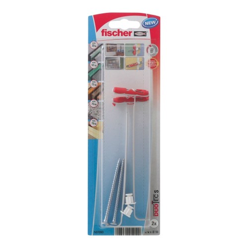 Taco Para Pladur DuoTec 10SK Con Tornillos Blister 2 Unidades Fischer