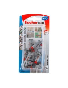 Taco Plástico Duoblade K Blister 10 Unidades Fischer