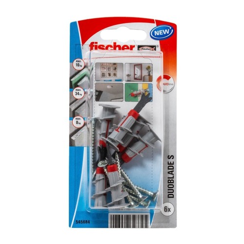 Taco Con Tornillo Duoblade S Blister 6 Unidades Fischer
