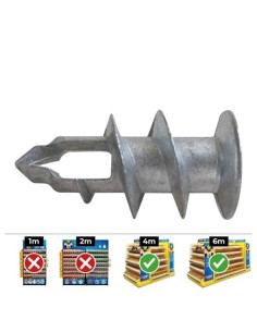 Taco Metálico Placa Para Yeso Laminado Ø4-5x37mm Caja 100 Unidades CELO