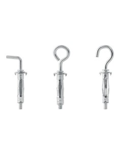 Taco Expansión Metálico 8x32mm Tornillo 4mm Bolsa 12 Unidades Rapid