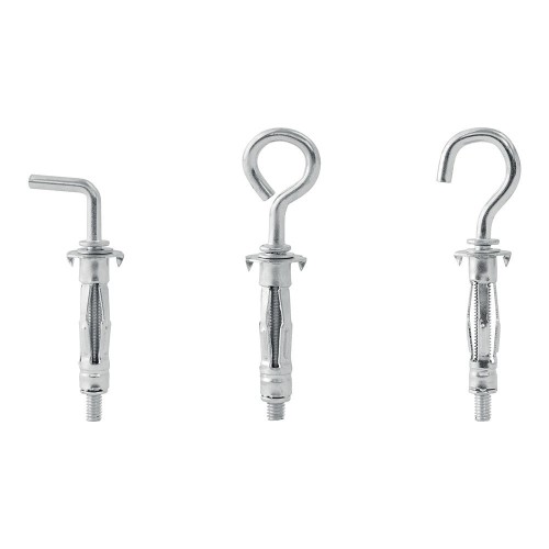 Taco Expansión Metálico 8x32mm Tornillo 4mm Bolsa 12 Unidades Rapid
