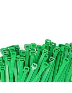 Bridas Nylon 4.6x200mm Verde 100 Unidades EDM 2