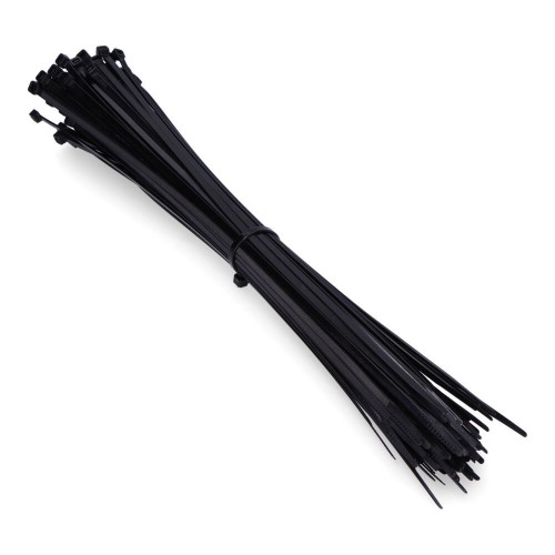 Bridas Nylon 4.8x380mm Color Negro Bolsa 100 Unidades EDM