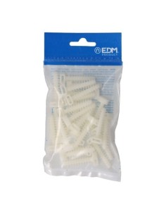 Taco Para Brida N8 Blanco 25 Unidades EDM 2