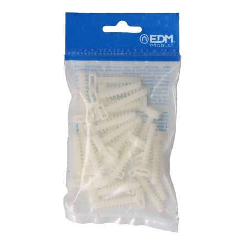 Taco Para Brida N8 Blanco 25 Unidades EDM Taco Para Brida N8 Blanco 25 Unidades EDM