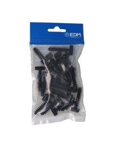 Taco Para Brida Numero 8 Negro 25 Unidades EDM 2