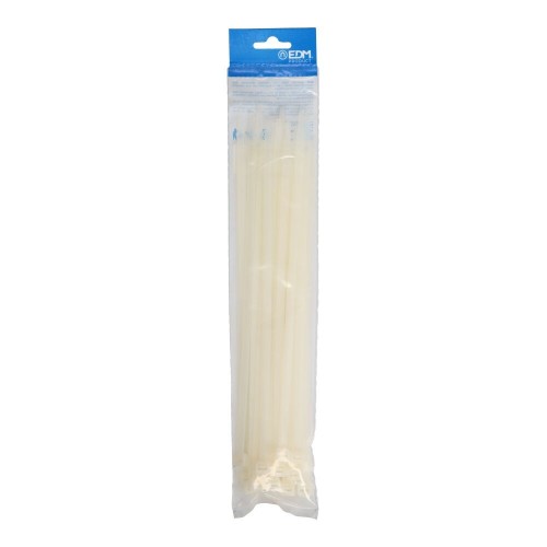 Bridas Nylon 7.6x300mm Alta Calidad Natural 25 Unidades EDM