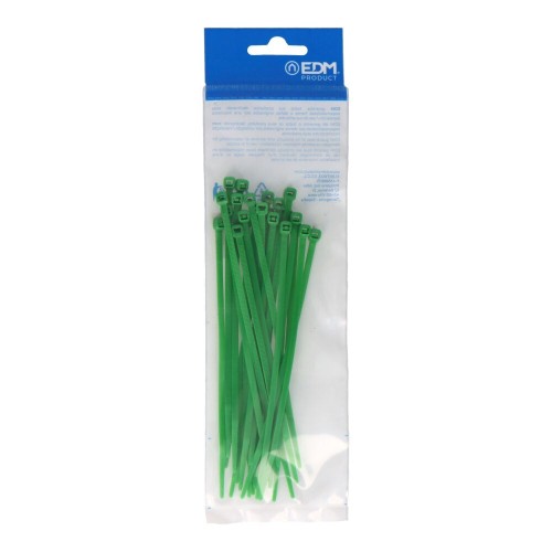 Bridas Nylon 3.5x150mm Verde 25 Unidades EDM