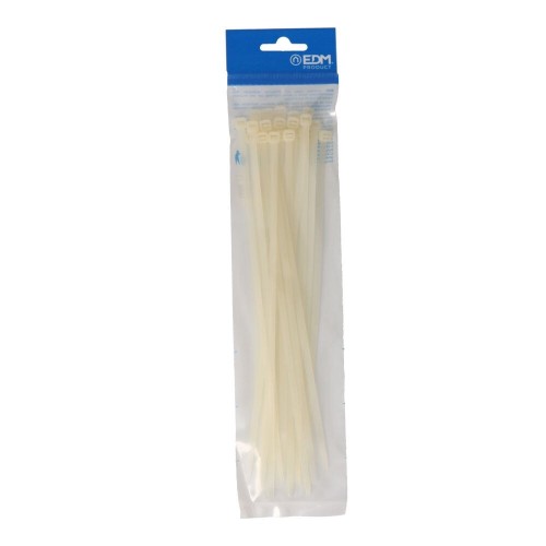 Bridas Nylon 4.8x250mm Natural 25 Unidades EDM