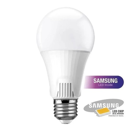 Bombilla LED chip samsung estándar matel E27 10W.(Fría, Cálida, Neutra) - 1