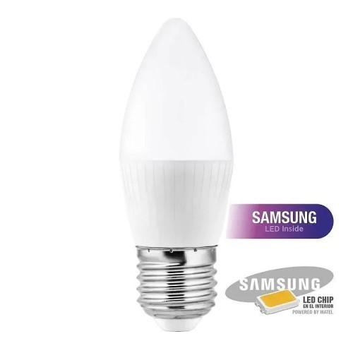 Bombilla LED chip samsung vela matel E27 5W.(Fría, Cálida, Neutra) - 1 Bombilla LED chip samsung vela matel E27 5W.(Fría, Cálida, Neutra) - 1
