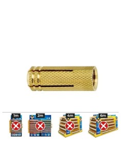 Taco Latón M12 15x40mm Caja 25 Unidades CELO