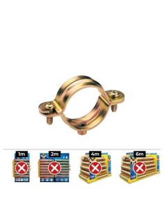 Abrazadera Metálica Ø16x41mm Caja 100 Unidades CELO