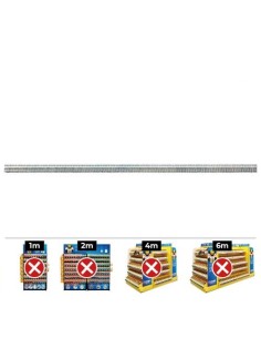Varilla Roscada Acero M8x1000mm Zincado Caja 50 Unidades CELO