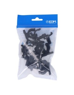 Abrazadera Nylon M-20 Negra 10 Unidades EDM