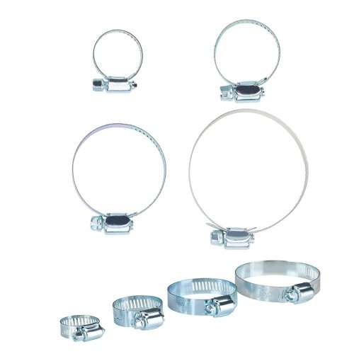 Juego De Abrazaderas Metálicas 20 Unidades 12-70x10-12.7mm BLACK+DECKER Juego De Abrazaderas Metálicas 20 Unidades 12-70x10-12.7mm BLACK+DECKER