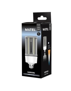 Bombilla LED chip samsung tubular matel E27 27W.(Fría, Neutra) - 1 2