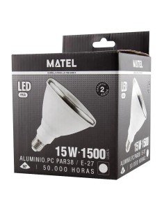 Bombilla LED PAR 38 IP65 E27 15W Fría - 1 2