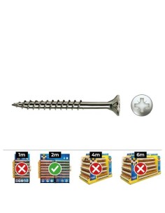 Tornillo Madera Avellanado Pozidrive Rosca Parcial 5x100mm Zincado 40 Unidades CELO