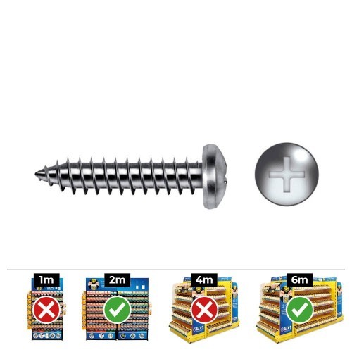 Tornillo Chapa Acero 4.2x32mm Zincado Caja 250 Unidades CELO