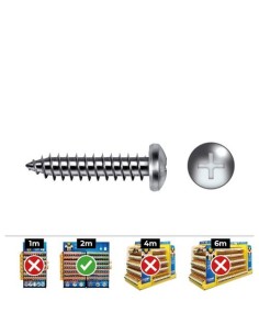 Tornillo Chapa Acero Zincado 4.8x50mm 100Unidades CELO