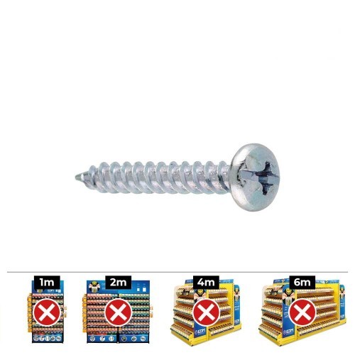 Tornillo Acero 4.8x32mm Zincado Caja 100 Unidades CELO