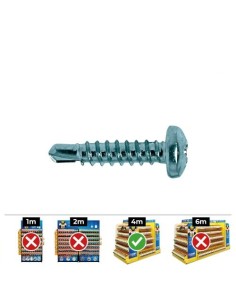 Tornillo Punta Broca Acero 5.5x25mm Zincado Caja 250 Unidades CELO