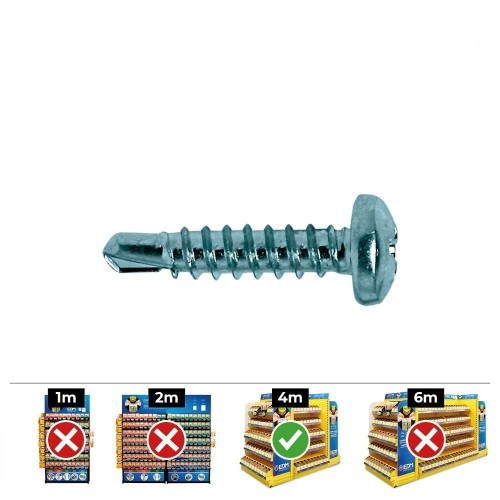 Tornillo Punta Broca Acero 5.5x25mm Zincado Caja 250 Unidades CELO