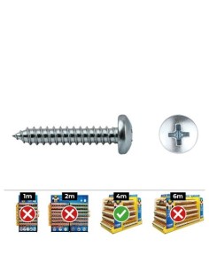 Tornillo Chapa Acero Zincado 4.2x13mm 500 Unidades CELO