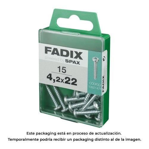 Tornillo Acero Zincado 4.2x22mm Caja 15 Unidades FADIX